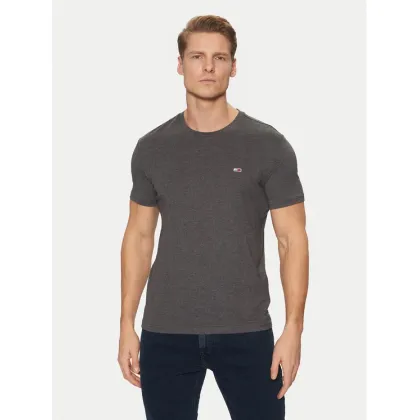 Zdjęcie Tommy Jeans T-Shirt Jaspe DM0DM20363 Szary Slim Fit