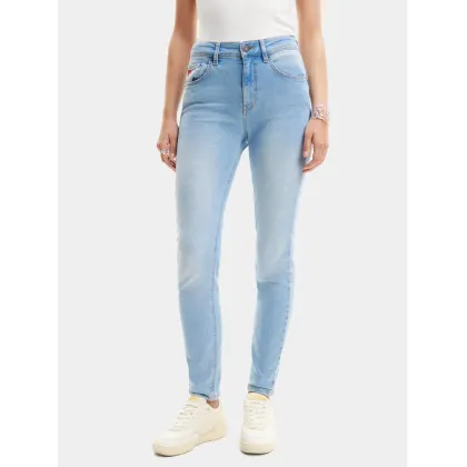 Zdjęcie Desigual Jeansy Delaware 24SWDD26 Błękitny Slim Fit