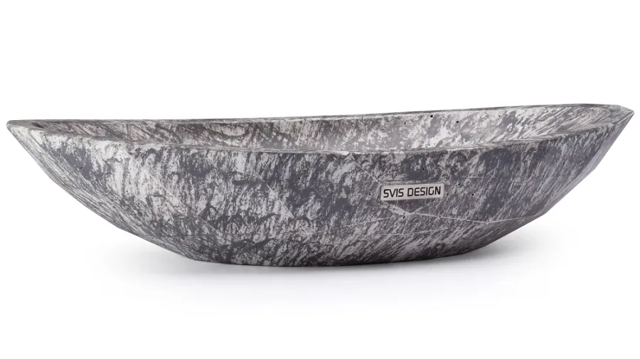 obrazek 1 Oryginalna umywalka 60 cm DIAMOND BASIC – STONE, szary, lakier matowy