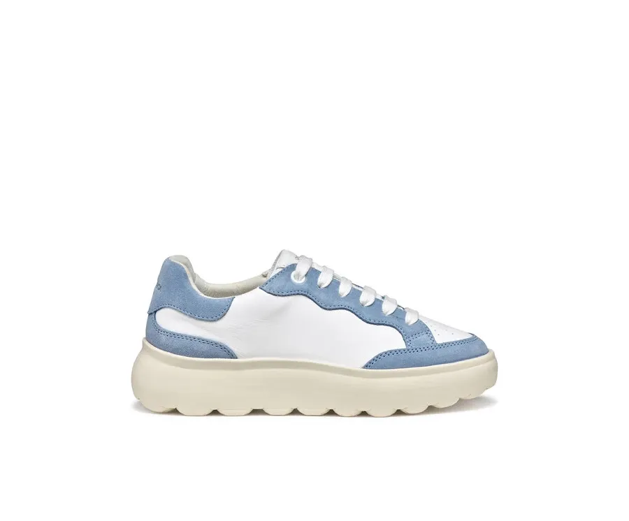 obrazek 1 Geox Sneakersy D Spherica Ec4.1 D55TCA 08522 C0270 Biały