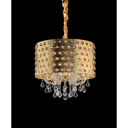 Zdjęcie Prestiżowy szklany żyrandol z włoch