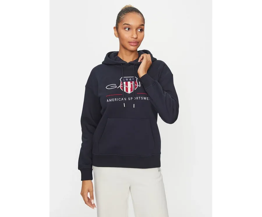 obrazek 1 Gant Bluza Archive Shield 4204567 Granatowy Relaxed Fit