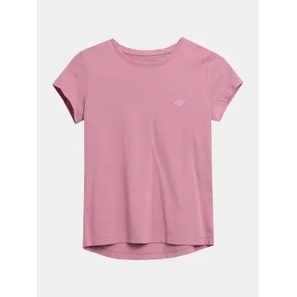 Zdjęcie 4F T-Shirt 4FJAW23TTSHF0816 Różowy Regular Fit
