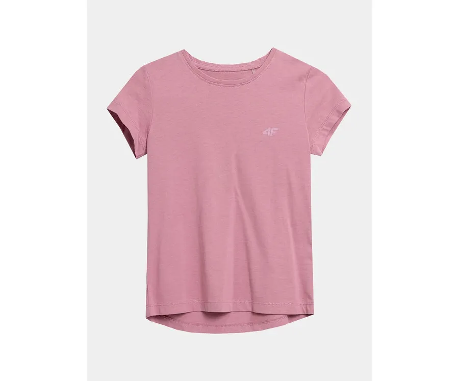 obrazek 1 4F T-Shirt 4FJAW23TTSHF0816 Różowy Regular Fit