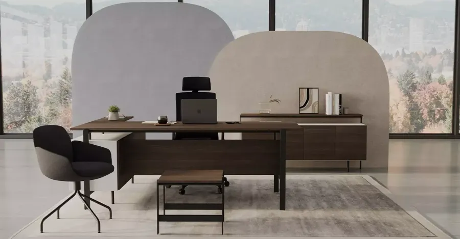 obrazek 1 Elegancki komplet mebli biurowych