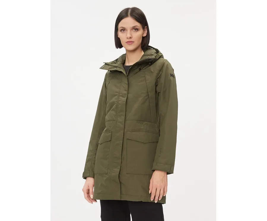 obrazek 1 Helly Hansen Parka Frida 53686 Zielony Regular Fit