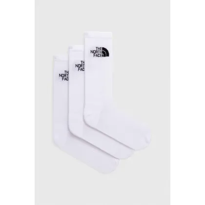 Zdjęcie The North Face skarpetki 3-pack męskie kolor biały NF0A882HFN41