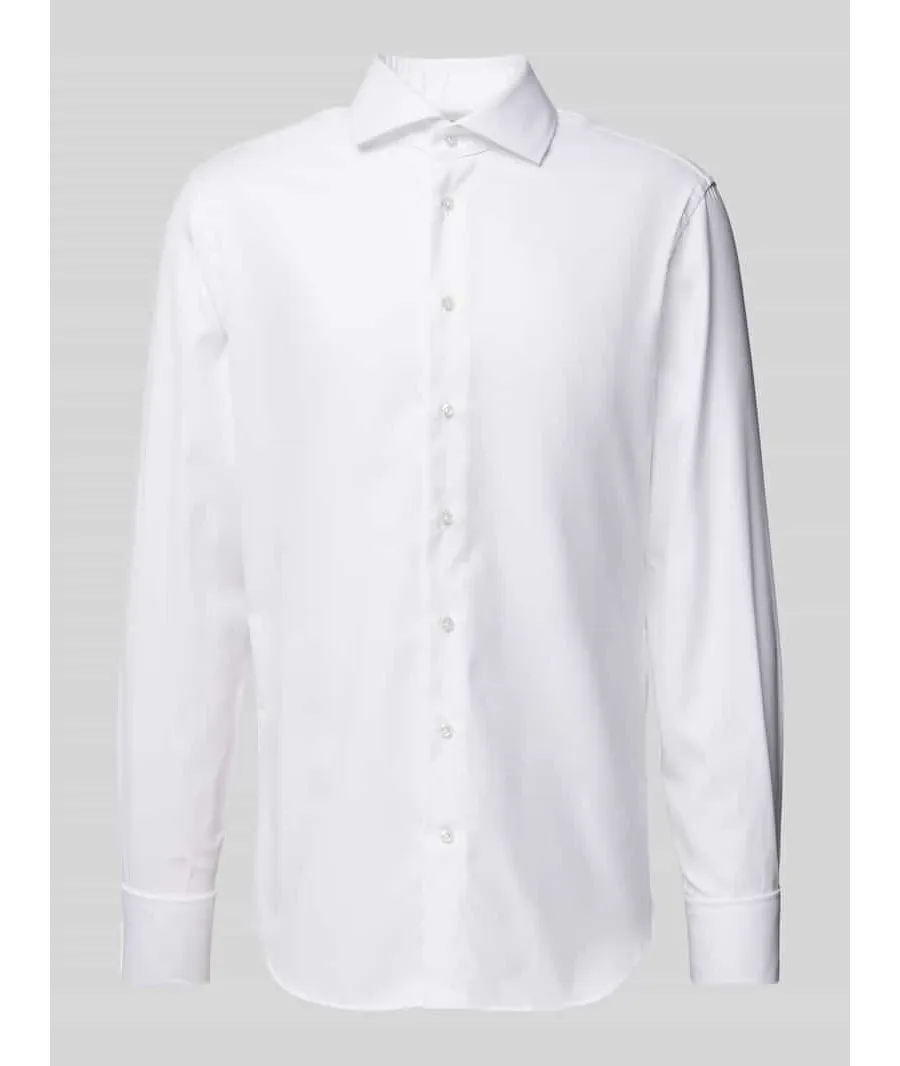 obrazek 1 Koszula biznesowa o kroju slim fit z diagonalu