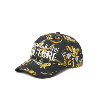 Zdjęcie Versace Jeans Couture Czapka z daszkiem 78VAZK10 Czarny