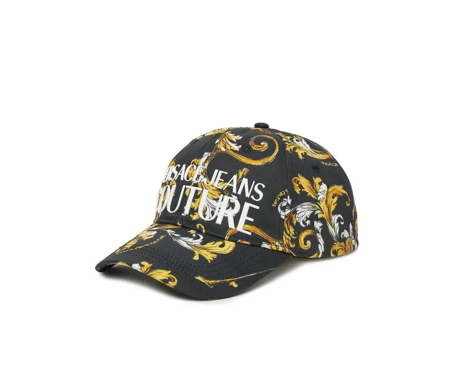 obrazek 1 Versace Jeans Couture Czapka z daszkiem 78VAZK10 Czarny