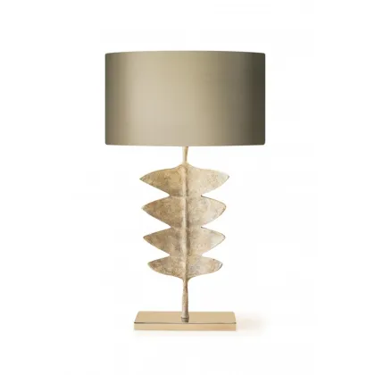 Zdjęcie Awangardowa duża lampa z liściem