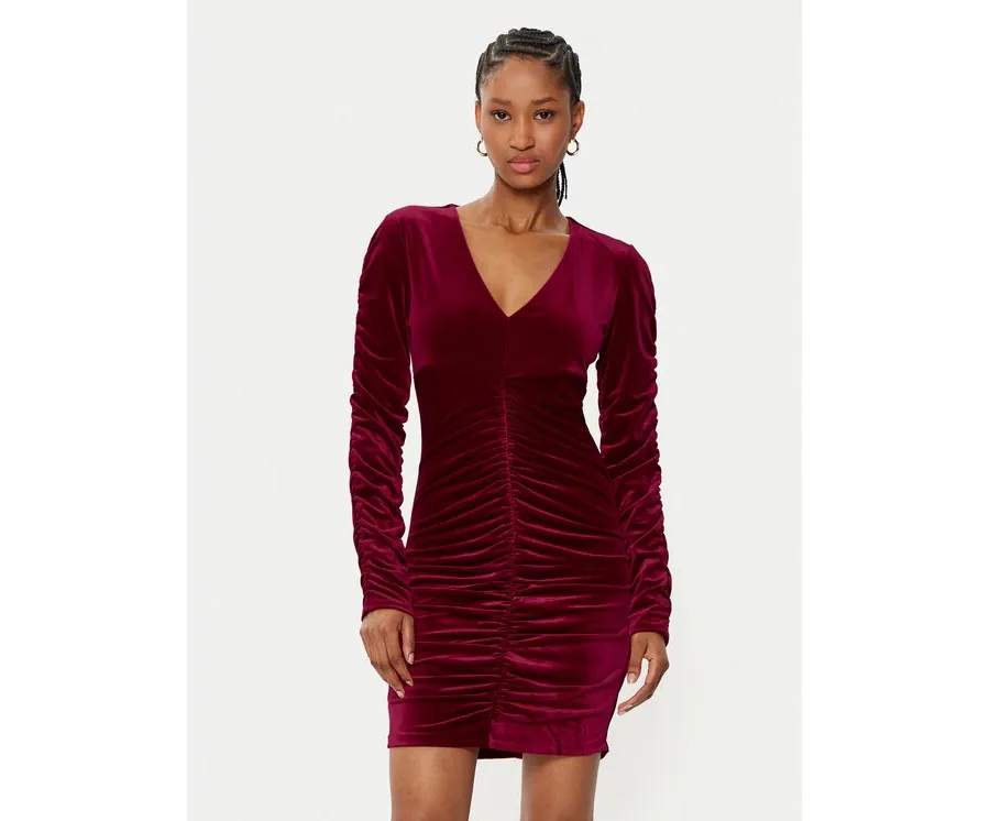 obrazek 1 Guess Sukienka koktajlowa W5RK30 KCM62 Czerwony Bodycon Fit