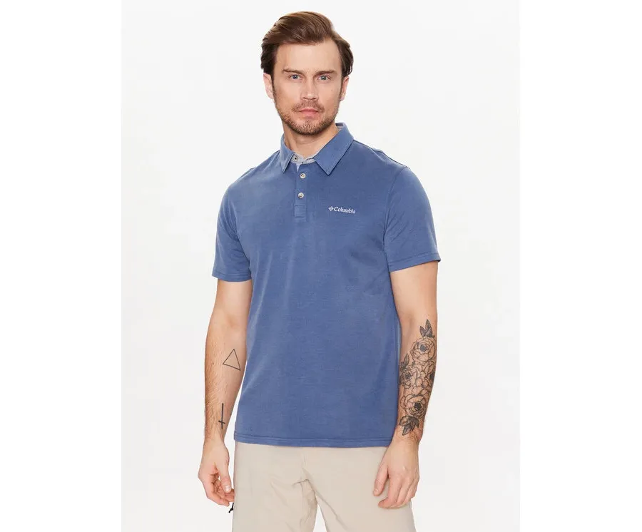 obrazek 1 Columbia Polo Nelson Point 1772721 Niebieski Regular Fit