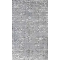 Picture Gray and blue woolen hand-woven carpet from Iran - Jordan