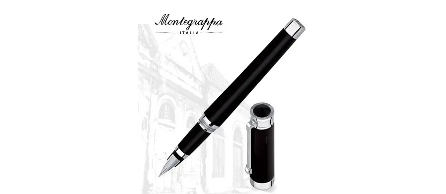 obrazek 1 Minimalistyczne Black Parola Pióro Wieczne Montegrappa