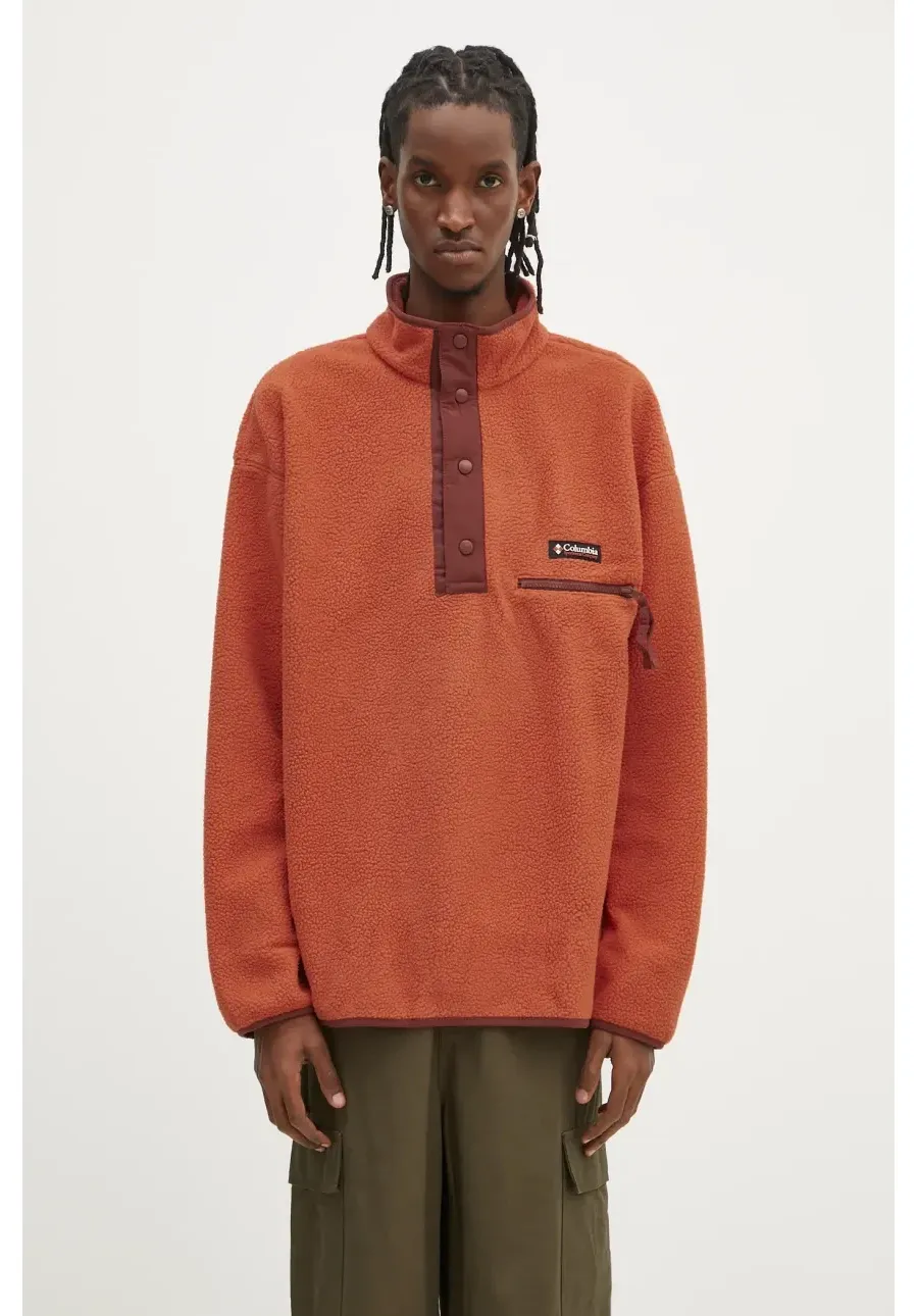 obrazek 1 Columbia bluza sportowa Helvetia II kolor pomarańczowy z aplikacją 2090891