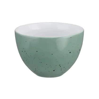 Zdjęcie Piękna porcelanowa duża filiżanka bez uszka w kolorze turkusowym - Seltmann Weiden