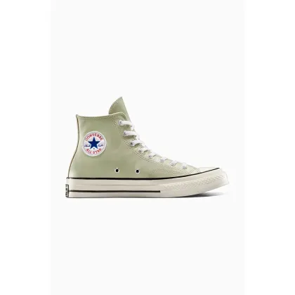 Zdjęcie Converse trampki skórzane Chuck 70 kolor zielony A10549C