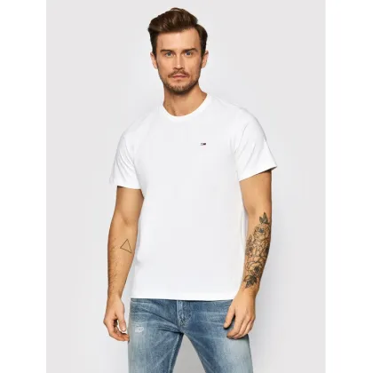 Zdjęcie Tommy Jeans T-Shirt Classic DM0DM09598 Biały Regular Fit