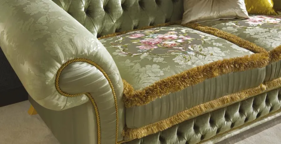 obrazek 2 Antyczna elegancka trzyosobowa sofa do salonu – Morello Gianpaolo