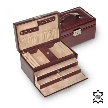 Zdjęcie Wyjątkowy kuferek na biżuterię zamykany na klucz - Sacher