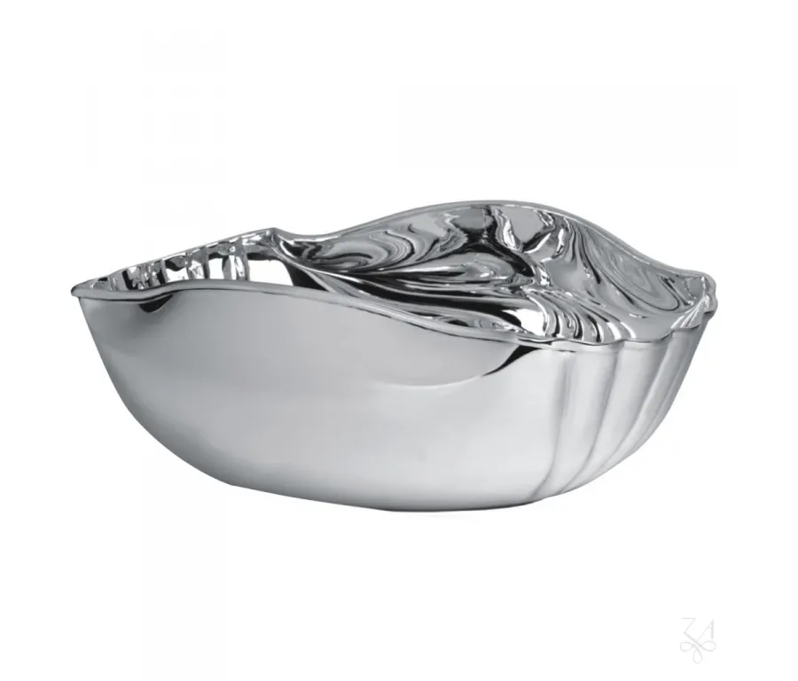 obrazek 1 Stylowa srebrna prostokątna miska „Fesoni” - Zaramella Argenti