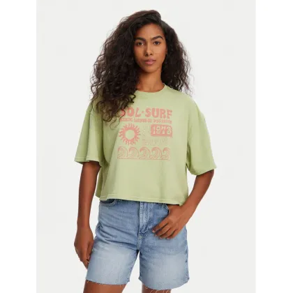 Zdjęcie Billabong T-Shirt Sol Surf EBJZT00428 Zielony Oversize