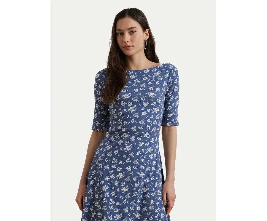 obrazek 1 LAUREN RALPH LAUREN Sukienka codzienna 200976993001 Niebieski Regular Fit