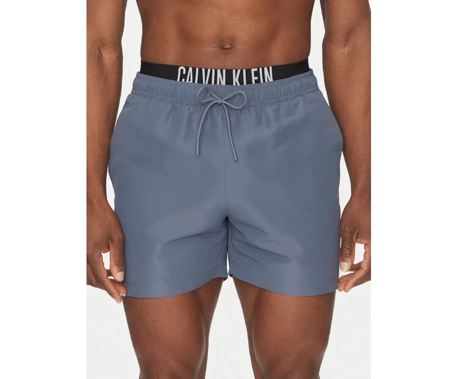 obrazek 1 Calvin Klein Swimwear Szorty kąpielowe KM0KM01093 Szary Regular Fit