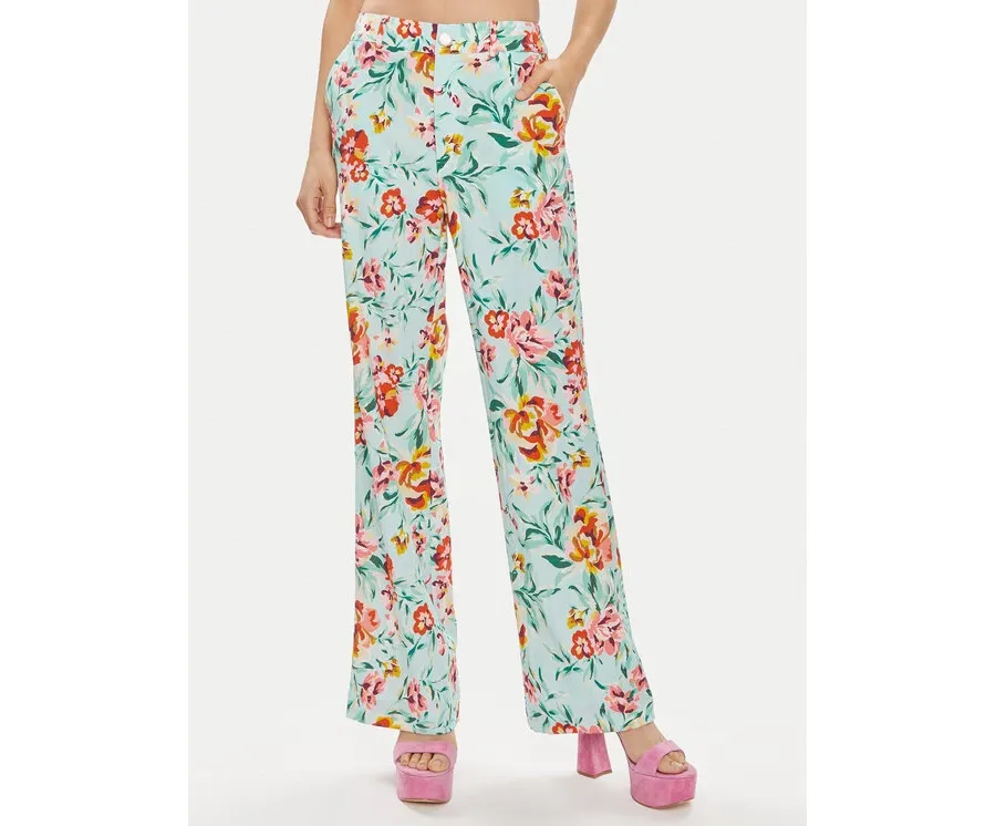 obrazek 1 Guess Spodnie materiałowe Adele W4GB30 WG4G0 Kolorowy Relaxed Fit