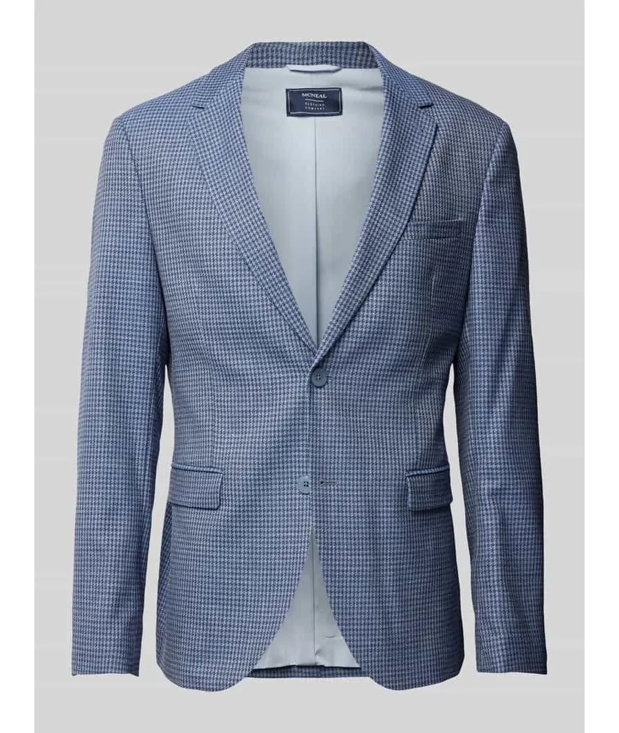 obrazek 1 Marynarka na 2 guziki o kroju slim fit ze wzorem w pepitkę