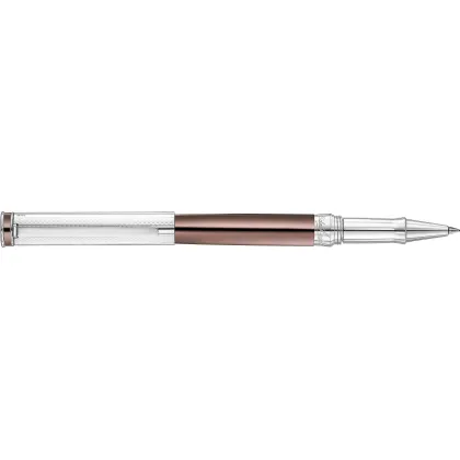 Zdjęcie Piękne pióro kulkowe w kolorze brązowo srebrnym - Waldmann