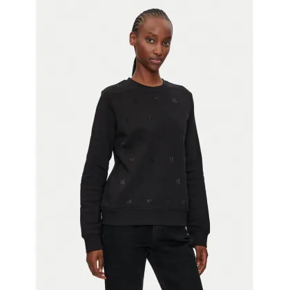 Zdjęcie KARL LAGERFELD Bluza 246W1804 Czarny Regular Fit