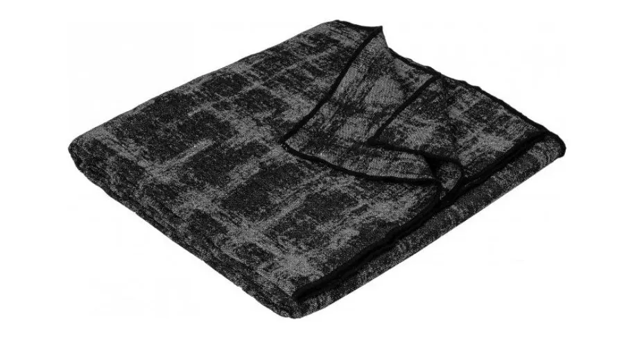 obrazek 1 Luksusowy koc, pled Delft Noir 145x170 cm