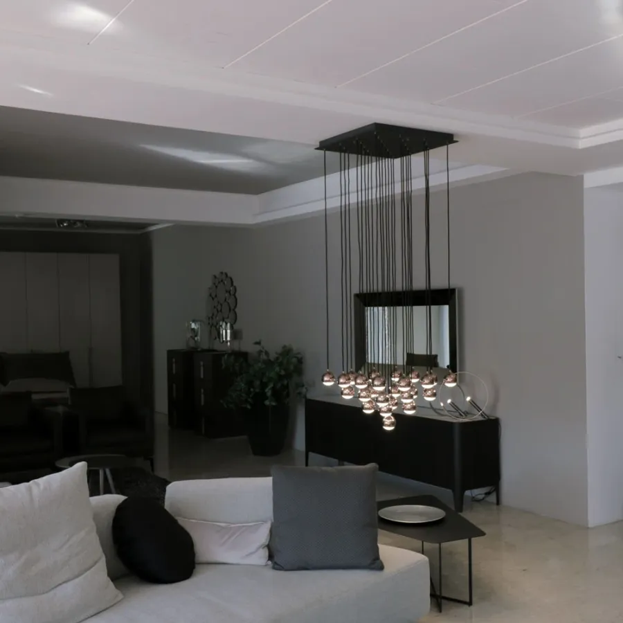 obrazek 3 Luksusowy żyrandol, lampa wisząca do nowoczesnych pomieszczeń