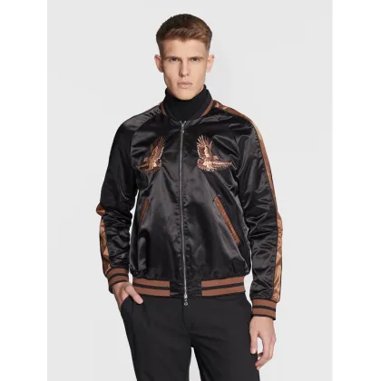 Zdjęcie J.Lindeberg Kurtka bomber Eagle Varsity FMOW07327 Czarny Regular Fit