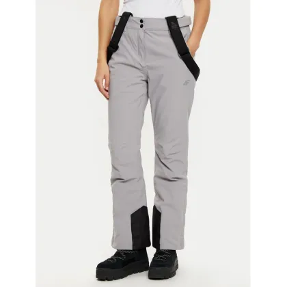 Zdjęcie 4F Spodnie narciarskie 4FWAW24TFTRF0754 Szary Regular Fit