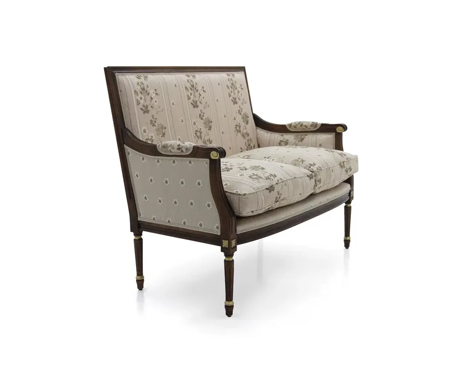 obrazek 1 Niezwykle elegancka sofa 2-osobowa w stylu Ludwika XVI - Sevensedie
