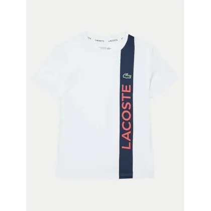 Zdjęcie Lacoste T-Shirt TJ8489 Biały Regular Fit