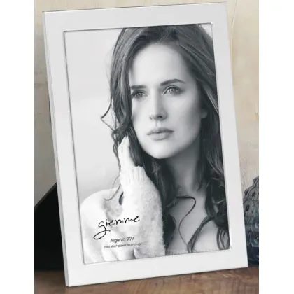 Picture Stylish white photo frame 13x18 cm