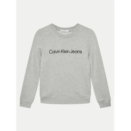 Zdjęcie Calvin Klein Jeans Bluza IU0IU00581 Szary Regular Fit