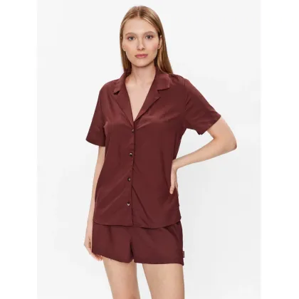 Zdjęcie Calvin Klein Underwear Piżama 000QS6967E Brązowy Regular Fit