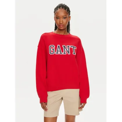 Zdjęcie Gant Bluza Logo 4200840 Czerwony Relaxed Fit