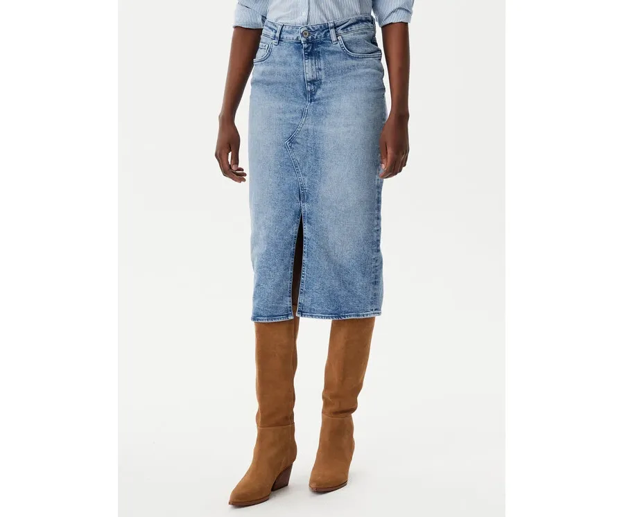 obrazek 1 Mustang Spódnica jeansowa Eureka 1016225 Niebieski Slim Fit