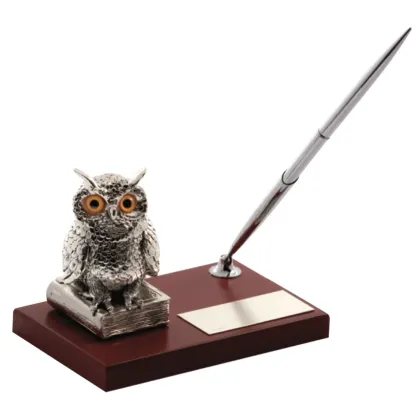 Zdjęcie Wyjątkowa podstawka na biurko z sową - Astra Argenti