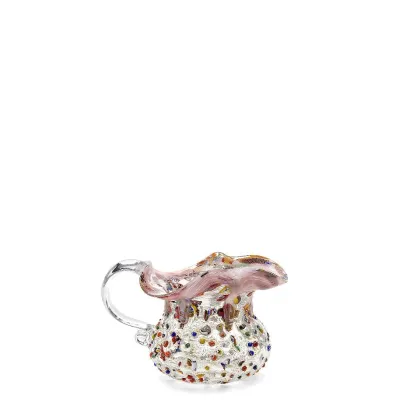 Zdjęcie Fascynujący mały dzbanek ze szkła murano (10 cm)