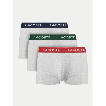 Zdjęcie Lacoste Komplet 3 par bokserek 5H1297 Szary