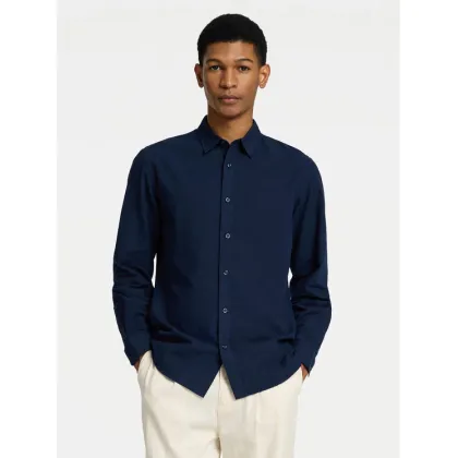 Zdjęcie Selected Homme Koszula 16078867 Granatowy Slim Fit