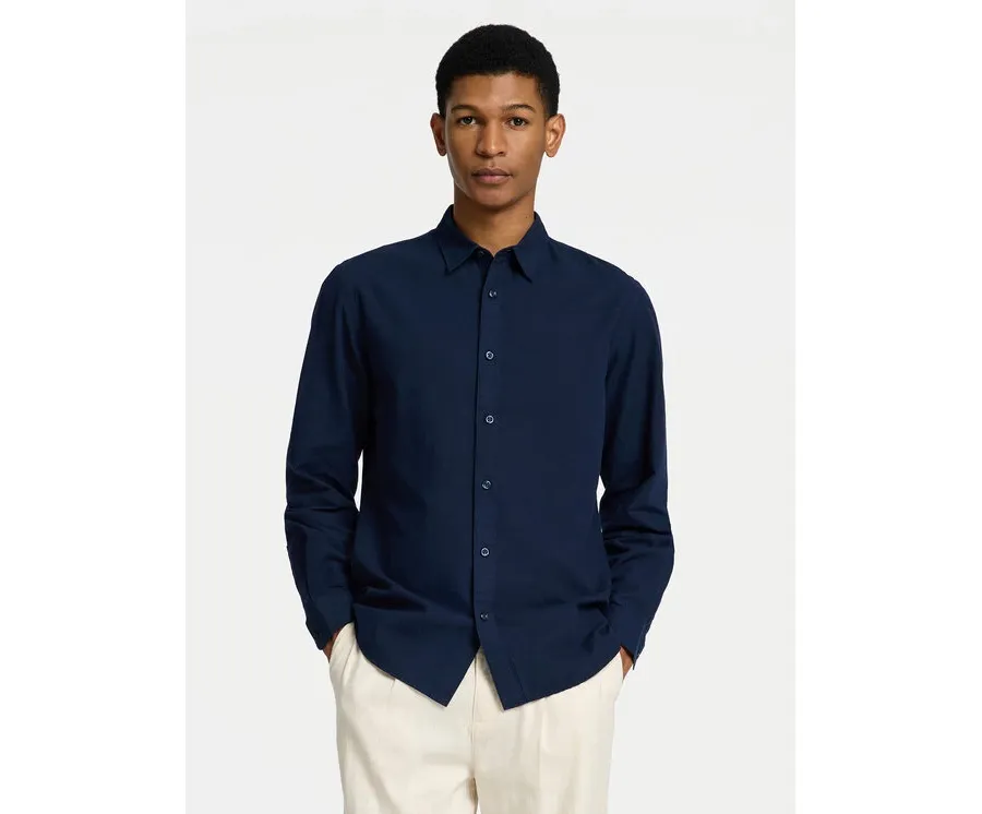 obrazek 1 Selected Homme Koszula 16078867 Granatowy Slim Fit