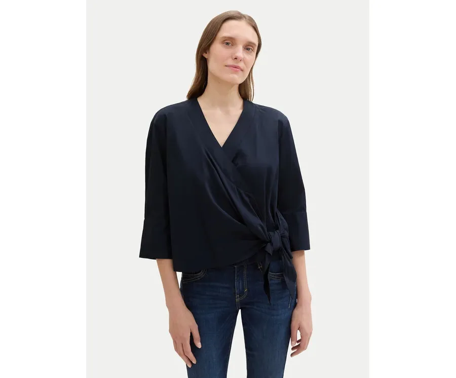 obrazek 1 Tom Tailor Bluzka 1043200 Granatowy Loose Fit